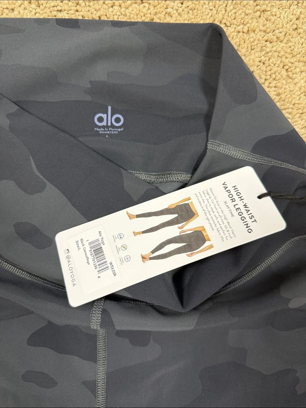 ALO Yoga | High-Waist Camo Vapor Leggings | L